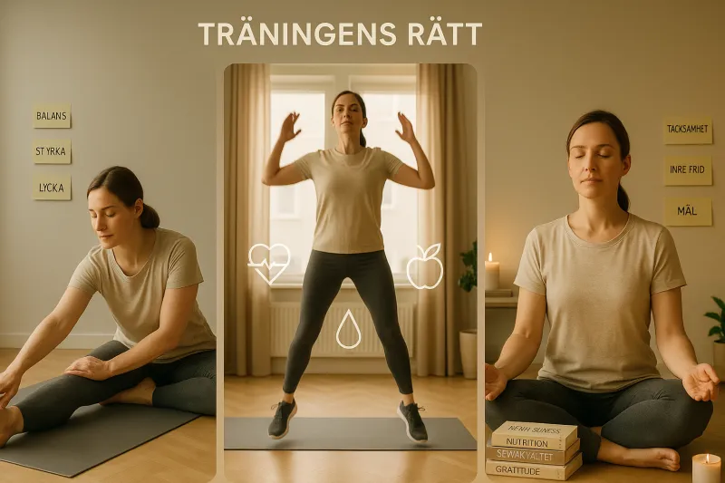 Träning och hälsa Nyckeln till lycka
